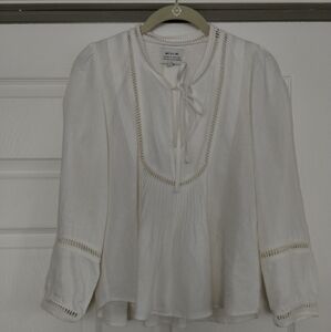 MCGuire Linen White Blouse